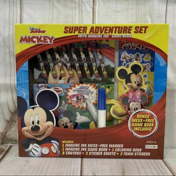 Disney Junior MICKEY Super Adventure Set with Imagine Ink Game Book - Picture 1 of 3